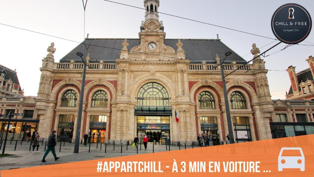 Appart Chill&Free - Proche Centre Valenciennes - Parking Gratuit Extérieur photo