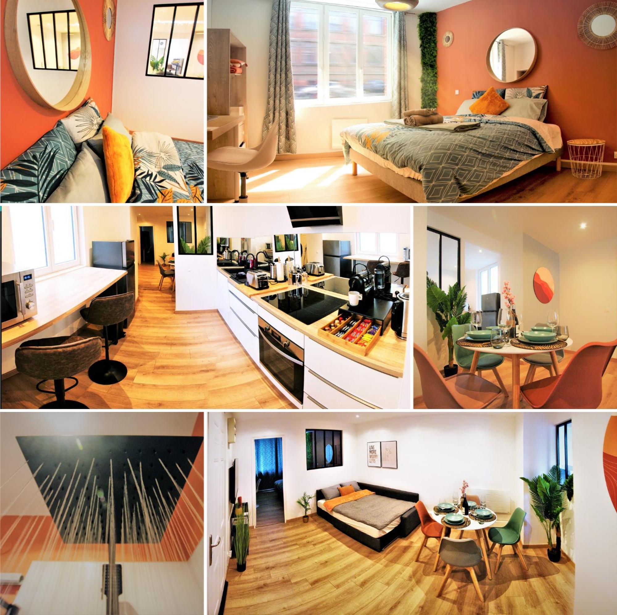 Appart Chill&Free - Proche Centre Valenciennes - Parking Gratuit Extérieur photo
